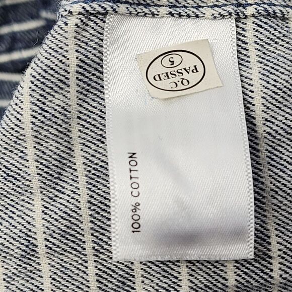 NEW Duluth Trading Free Swingin Flannel Shirt Men Large Tall Blue Stripe NWT‎ - Picture 8 of 10